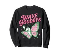Wave Goodbye Butterfly Happy Funny Last Day of School Summer Sweatshirt