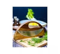 WAVE Hachoir double Berceuse bois d'acacia/inox ADHOC