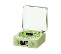 Wave Haut-parleur Bluetooth en vinyle avec lumières d'ambiance réglables, veilleuse Bluetooth, lecteur de musique vintage, projecteur de lumière de nuit, lecteur de son océan, pour la maison, le