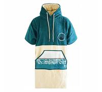 WAVE HAWAII 4020 COTTON VELOUR Poncho 2021 green/beige