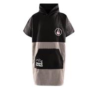 WAVE HAWAII El Yaque Poncho de Bain pour Homme et Femme Taille L/XL, 170-200 cm, 100% Coton Poncho de Surf Adulte Serviette de Voyage avec Haute Absorption d'eau Aide au déménagement de Plage