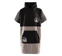 WAVE HAWAII El Yaque Poncho de Bain pour Homme et Femme | Taille L/XL, 170-200 cm I 100% Coton Poncho de Surf Adulte | Serviette de Voyage avec Haute Absorption d'eau | Aide au déménagement de Plage