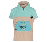 Wave Hawaii - Kid's Ponchini Dropsi - Poncho surf - XXS - beige / hellblau