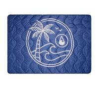 Wave Hawaii - Multifunc Outdoor Blanket D6 - Couverture - 200 x 140 cm - blau