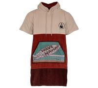 WAVE HAWAII Poncho de Bain Campeche Pour Homme et Femme | Taille S/M 155-185 cm | 100% Coton | Haute Absorption d'Eau | Aide Au Déménagement de Plage