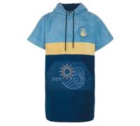 WAVE HAWAII Poncho de bain « Pukalani » pour homme et femme - Taille M, 160-190 cm - 95 % coton - Poncho de surf pour adulte - Serviette éponge - Grande absorption d'eau - Aide au déménagement -