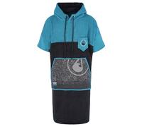WAVE HAWAII Poncho de bain pour homme et femme - Taille L - 170 à 200 cm - Poncho de surf en 100% coton - Serviette éponge avec haute absorption d'eau - Aide au déménagement pour la plage et les