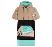 WAVE HAWAII Poncho de Bain Unisexe-Ericeira-Taille M, 160-190 cm-Tenue de Plage Adulte en Coton 95% Pour le Surf-Serviette en Éponge à Haute Absorption-Aide au Changement-Fabriqué au Portugal