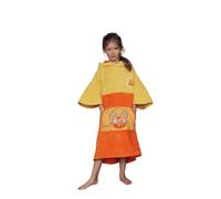 WAVE HAWAII Poncho de surf de plage pour les tailles de 90 à 120 cm - 100% coton écologique - Aide au vestiaire pour la natation, la plage, le surf, le surf - Poncho de bain - Poncho de bain - Poncho