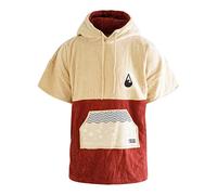 WAVE HAWAII Poncho de surf Dunas pour tailles de corps de 120 à 150 cm Poncho 100 % coton écologique Aide à la vestiaire pour la natation, la plage, le surf, hommes, multicolore