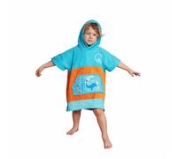 Wave Hawaii - Kid's Ponchini Keiko - Poncho surf - XXS - blau / orange