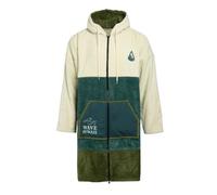 WAVE HAWAII Poncho de surf zippé Coton écologique pour les tailles de 155 à 185 cm pour la natation, la plage, le surf, poncho de douche, poncho de surf pour homme, femme, adulte