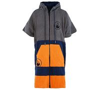 WAVE HAWAII Poncho de surf zippé Coton écologique pour les tailles de 170 à 200 cm pour la natation, la plage, le surf, poncho de douche, poncho de surf pour homme, femme, adulte