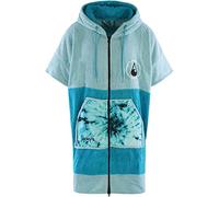 WAVE HAWAII Poncho de surf zippé en coton écologique, pour tailles 155-185 cm, natation, plage et surf, poncho de douche pour homme et femme adulte (Flyh)