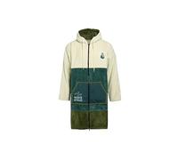 WAVE HAWAII Poncho de surf zippé, pour tailles de 155 à 185 cm, en 100% coton écologique, aide au vestiaire pour natation, plage, surf, poncho de douche, poncho de surf, poncho pour femme, homme