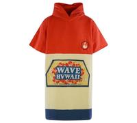 WAVE HAWAII Poncho Surf Travel donna & uomo L-XL, 171-197 cm | 100% cotone, poncho da mare assorbente per cambiarsi, spiaggia, surf, sauna & sport acquatici
