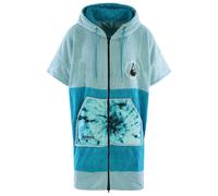 Wave Hawaii - Zip Poncho Cotton Flyh - Poncho surf - S/M - blau / türkis