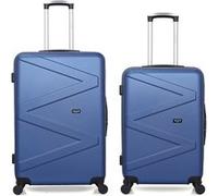wave paris - lot de 2 - valise grand format et valise weekend amazone - marine marine G