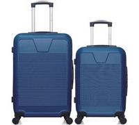 wave paris - lot de 2 valises weekend et cabine abs selenga - marine marine