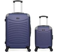 wave paris - lot de 2 - valise weekend et valise cabine xxs congo - marine marine G