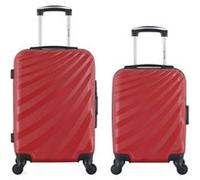 wave paris - lot de 2 - valises cabine et cabine xxs danube - bordeaux bordeaux G