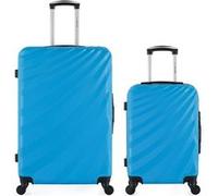 wave paris - lot de 2 - valises grand format et cabine danube - bleu bleu G