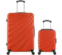 wave paris - lot de 2 - valises grand format et cabine xxs danube - orange orange G