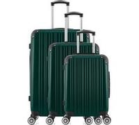 wave paris - set de 3 abs/pc denali-b 4 roues 75 cm - vert fonce vert fonce G