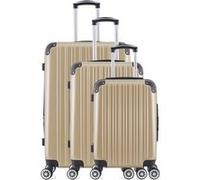 WAVE PARIS - Set de 3 Valises DENALI-B beige G