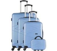 wave paris - set de 4 abs amazone-c 4 roues - bleu dore bleu dore G