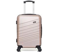 wave paris - valise cabine abs tigre 4 roues 55 cm - rose dore rose dore G