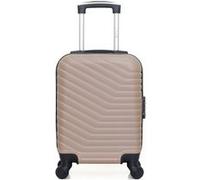 wave paris - valise cabine xxs lena 46 cm 4 roues - beige beige G