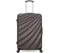 WAVE PARIS - Valise Grand Format DANUBE MARRON CENDRE G