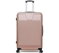 - valise grand format selenga 75 cm 4 roues - rose dore