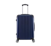 WAVE PARIS - Valise Weekend ABS/PC DENALI 4 Roues 65 cm Bleu