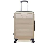 Valise Weekend SELENGA 4 Roues - BEIGE - WAVE PARIS 65x41x26cm