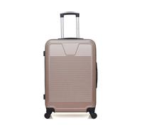 wave paris - valise weekend abs selenga 4 roues 65 cm - rose dore rose dore