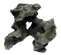 WAVE Rocher de Décoration Roche Gallura pour Aquariophilie Forme Arc avec Trou Gris