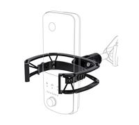Wave Shock Mount [Conçu sur mesure pour Elgato Wave : 3/1], suspension anti-vibration, support de micro élastique avec adaptateur à vis 3/8" ou 1/4", compatible avec microphone Wave : 3/1