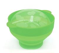 wave Silicone Popcorn Popper Bowl Popcorn Maker Silicone Popcorn Maker avec manche et couvercle pour une collation de cinéma Faire du lave-vaisselle à chaleur BPA