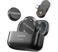 Wave T5 micro cravate iPhone 15/16 Android/PC USB-C 48kHz/24bit 30h 300m anti-bruit vlog/podcast/stream