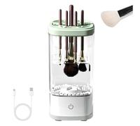 Wavearnn Electric Makeup Brush Cleaner, Wavearnn Cosmetic Brush Cleaner, 2-In-1 Automatic Washing Spinner Portable Usb Powered, For Deep Cleaning All Types Of Brushes Set (white,Plug in)