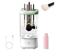 Wavearnn Electric Makeup Brush Cleaner, Wavearnn Cosmetic Brush Cleaner, 2-In-1 Automatic Washing Spinner Portable Usb Powered, For Deep Cleaning All Types Of Brushes Set (white,Plug + cleaner)