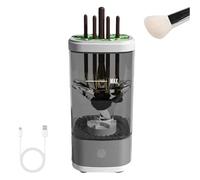 Wavearnn Electric Makeup Brush Cleaner, Wavearnn Cosmetic Brush Cleaner, 2-In-1 Automatic Washing Spinner Portable Usb Powered, For Deep Cleaning All Types Of Brushes Set (gray,Plug in)