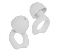 Wavears Bouchon d'Oreille - Confortable à Porter, Réduit les Bruits Environnants, Protège les Oreilles, Améliore la Qualité du Sommeil, Réutilisable et Écologique (Blanc, Moyen)