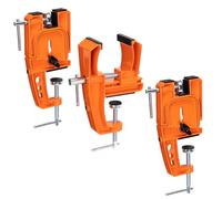 WAVECUER Lot de 3 étaux de réglage pour ski et snowboard avec coussinets en caoutchouc antidérapants, poignées stables pour planche à neige, positions de travail horizontales et verticales, 2