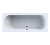 WaveDesign by Wisa Amarante Baignoire îlot - 170x75x48cm - avec trou - rectangulaire - plastique - blanc 5060051001