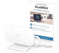 Waveform DualMini Antenne de fenêtre MIMO 2 x 2 profil bas | Routeurs omnidirectionnels 4G/5G et points d'accès | Pour Netgear M5 (MR5200) & M6 (MR6150 & MR6550), Orbi, Vodafone | Maisons et