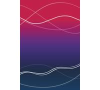 Waveform Music Notebook: Double Stave & Dot Grid Interior - Gradient Abstract Cover - 120 Pages
