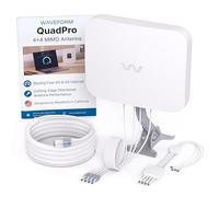 Waveform QuadPro Kit d'antenne 4 x 4 MIMO amplificateur de signal | Antenne externe pour routeurs et passerelles 4G/5G | pour Internet T-Mobile, Verizon, AT&T (kit complet avec câble de 6,1 m et